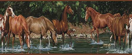 Wallpaper - Horses At Play 